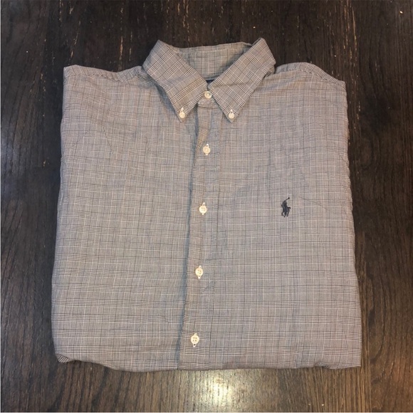 Ralph Lauren button down long sleeve size 16 1/2 - Picture 1 of 7